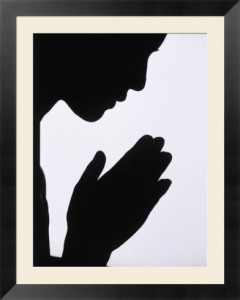 highbridge-silhouette-of-woman-praying_i-G-33-3392-A719F00Z