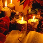 Christmas candlelight